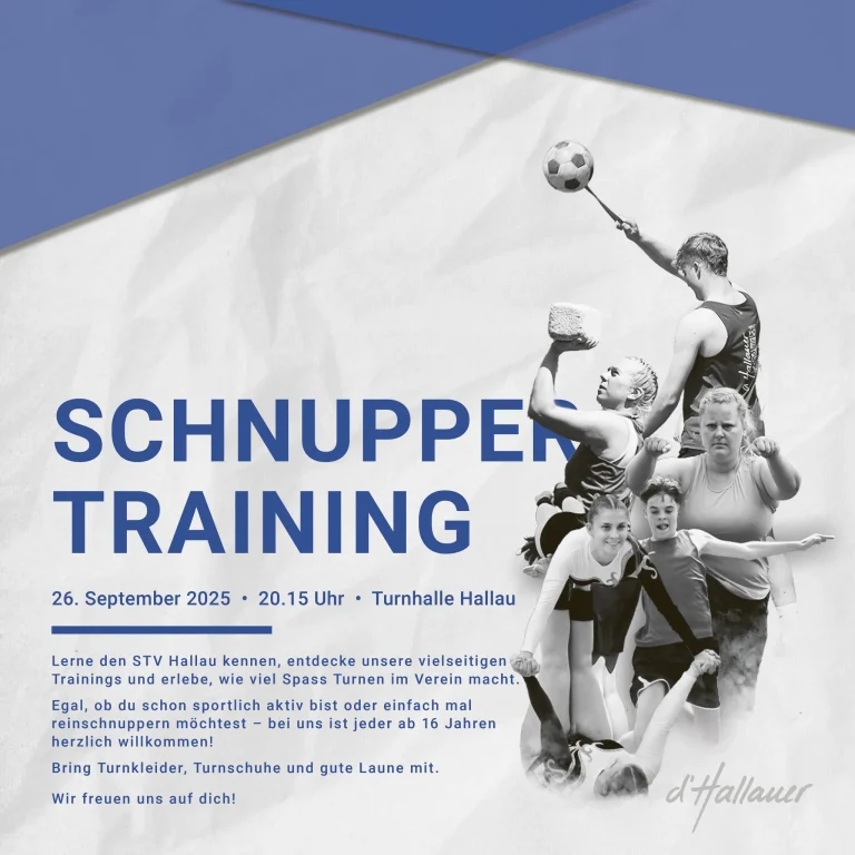 Schnuppertraining STV Hallau